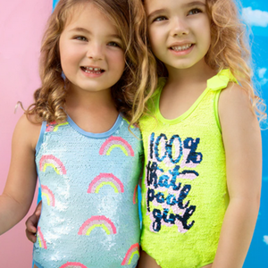 Magic Flip Sequin- Rainbows Swimsuit