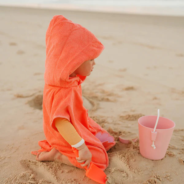 Beach Hooded Towel Ocean Treasure Neon Rose