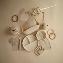 Load image into Gallery viewer, Silicone Baby Bib - Vanilla Confetti
