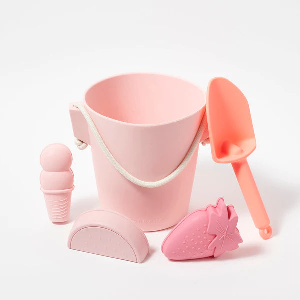 Silicone Bucket & Spade Set - Pink