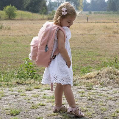 Kids School Backpack ABC - Pink Copper