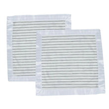Load image into Gallery viewer, Pencil Stripe Bamboo Muslin Blankie

