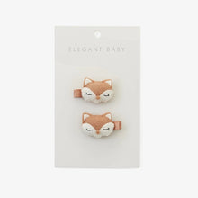 Load image into Gallery viewer, Fox Baby Barette Set
