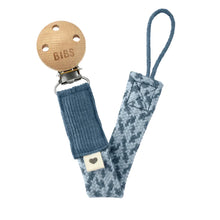 Load image into Gallery viewer, BIBS Pacifier Clip - Petrol/Baby Blue
