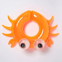 Load image into Gallery viewer, Kiddy Pool Ring - Sonny the Sea Creature Neon Orange
