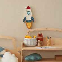 Load image into Gallery viewer, Little Lights Rocket Ship Lamp
