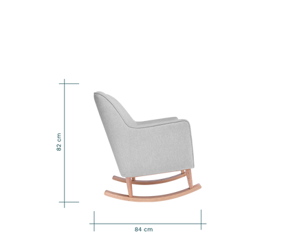 Noah Rocking Chair - Pebble (Grey)