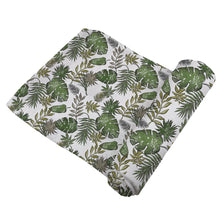 Load image into Gallery viewer, Jurassic Forest Cotton Muslin Swaddle
