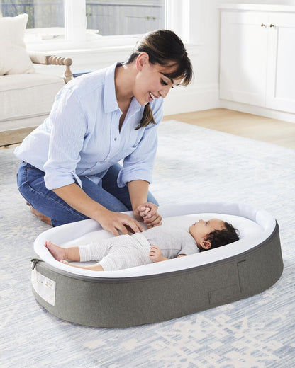 Playful Retreat Baby Nest - Grey Melange