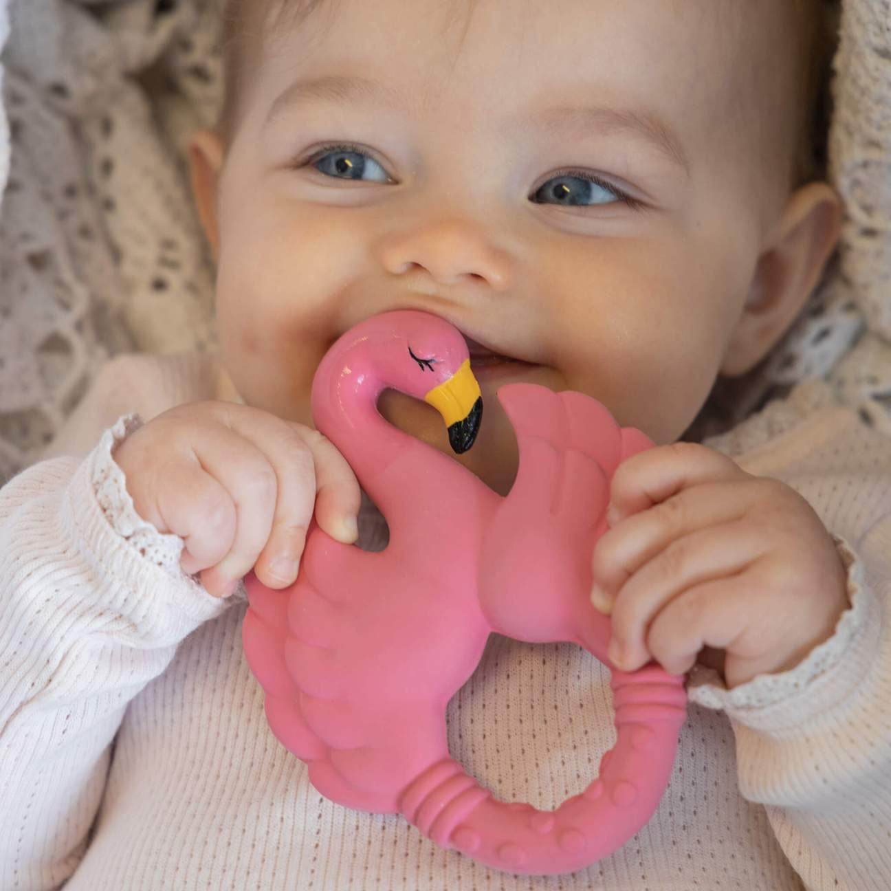 Teether Flamingo