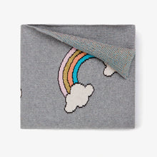 Load image into Gallery viewer, Rainbow Knit Baby Blanket

