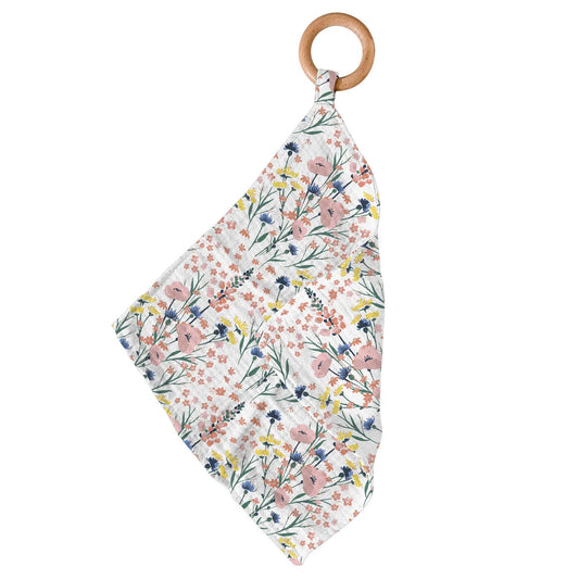 Wildflowers Bamboo Blankie Teether