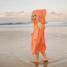 Load image into Gallery viewer, Beach Hooded Towel Ocean Treasure Neon Rose
