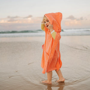 Beach Hooded Towel Ocean Treasure Neon Rose