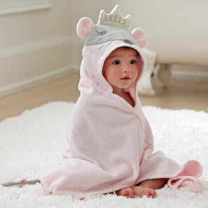 Princess Mousie Hooded Baby Bath Wrap