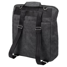 Load image into Gallery viewer, Cinch Convertible Backpack - Midnight Leatherette
