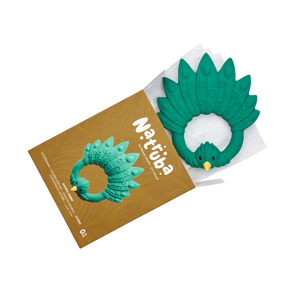 Teether Peacock Green