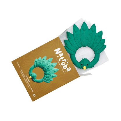 Teether Peacock Green