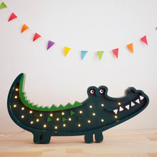 Load image into Gallery viewer, Little Lights Crocodile Lamp
