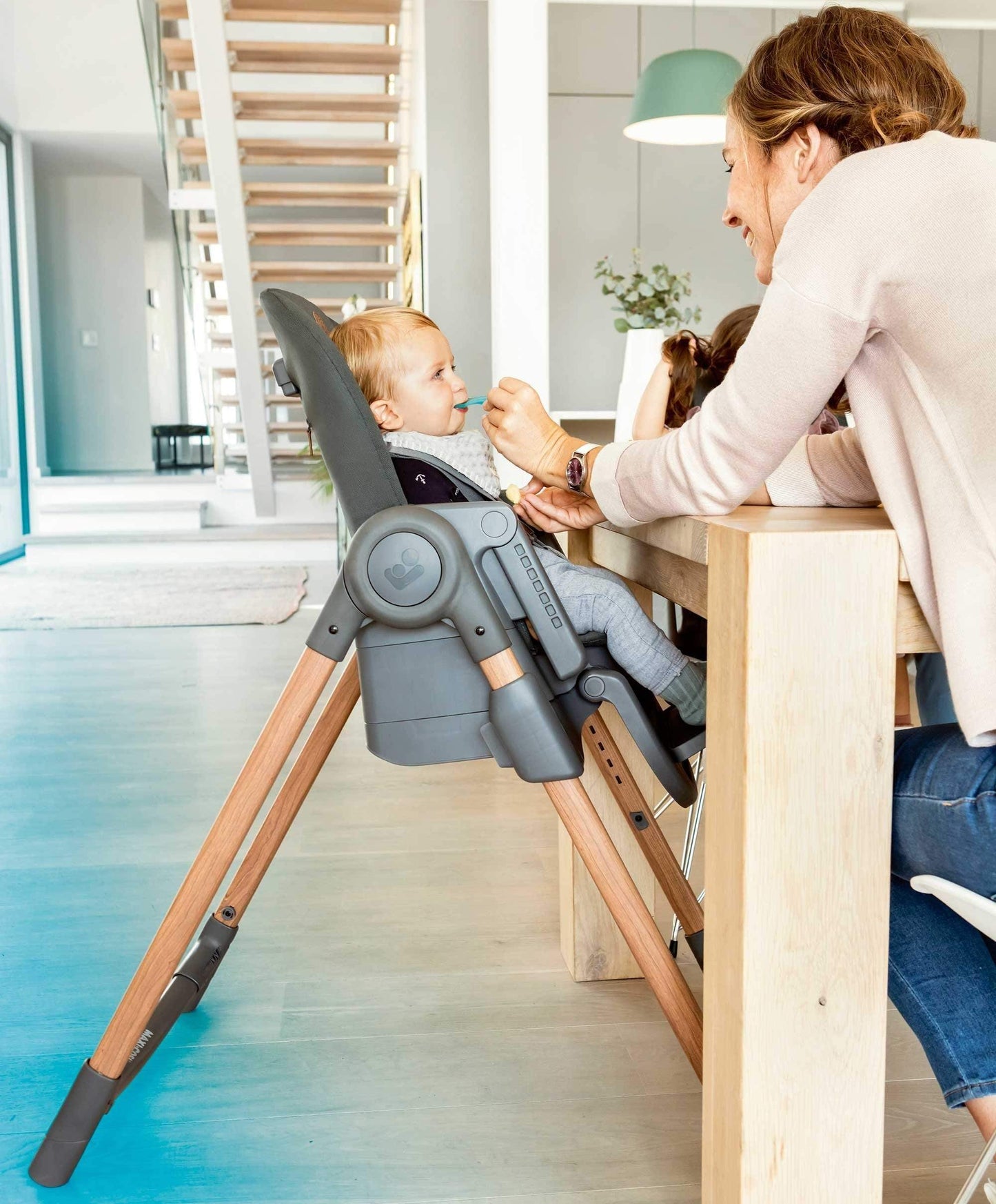 Minla High Chair - Essential Grey