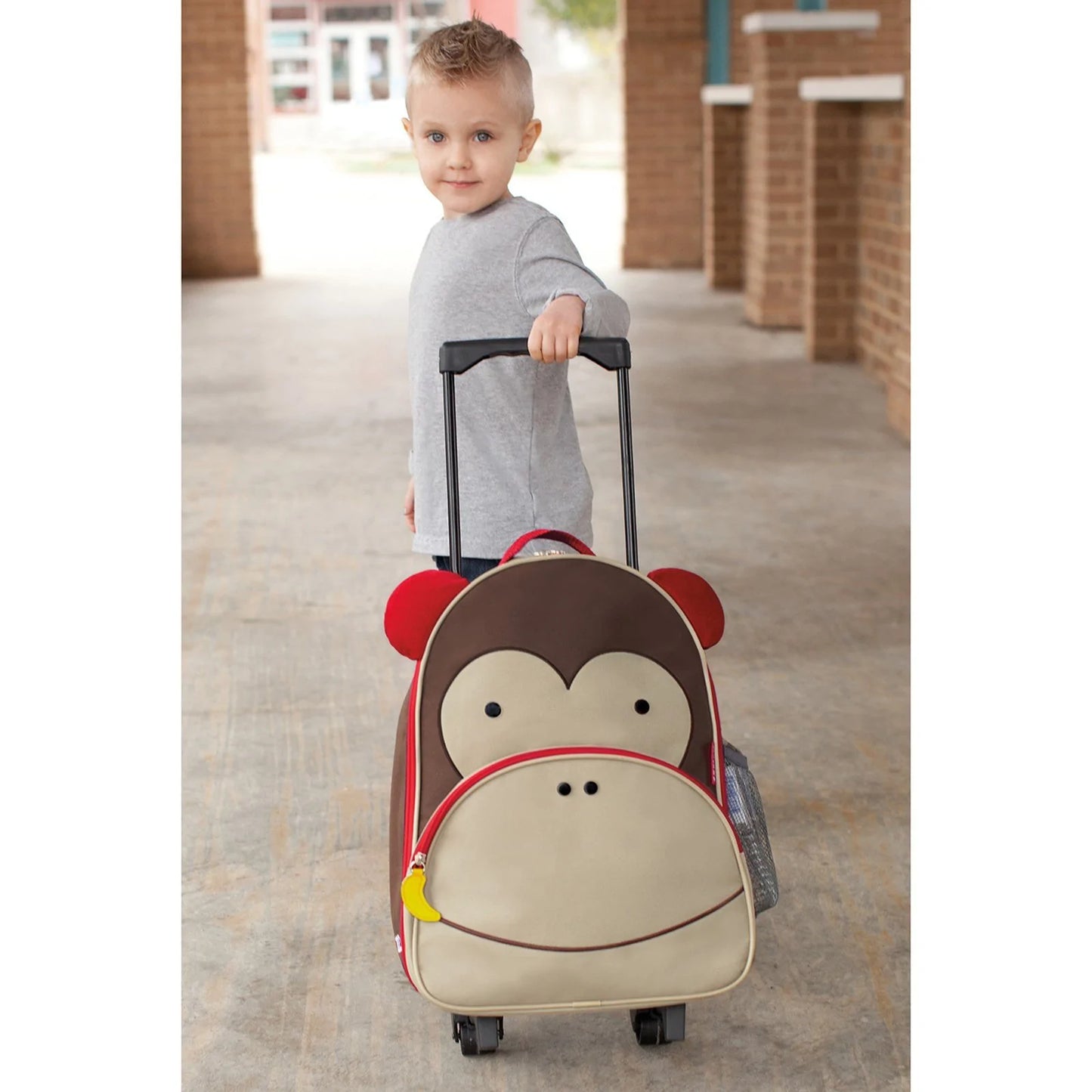 Zoo Rolling Luggage - Monkey