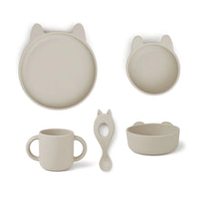 Load image into Gallery viewer, Vivi Silicone Baby Tableware Set - Sandy
