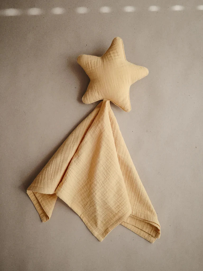 Star Lovey Blanket - Fall Yellow