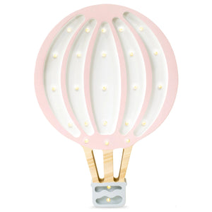 Little Lights Hot Air Balloon Lamp - Powder Pink