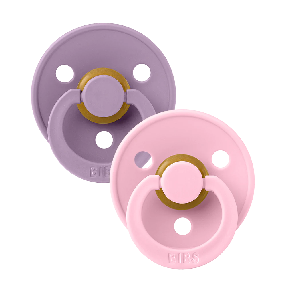 BIBS Colour - Size 2 - Lavender/Baby Pink