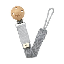 Load image into Gallery viewer, BIBS Pacifier Clip - Cloud/Iron

