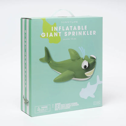 Inflatable Giant Sprinkler Shark Tribe Khaki