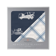 Load image into Gallery viewer, Things That Go and Buffalo Check Plaid Newcastle Blanket
