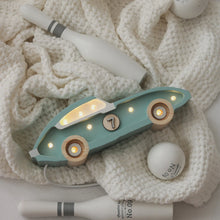 Load image into Gallery viewer, Little Lights Mini Race Car Lamp - Retro Blu
