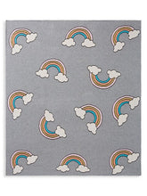 Load image into Gallery viewer, Rainbow Knit Baby Blanket
