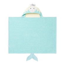 Load image into Gallery viewer, Mermaid Hooded Baby Bath Wrap
