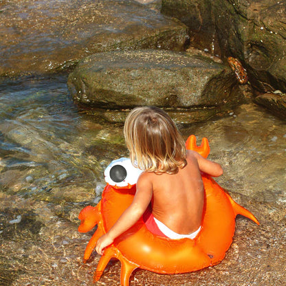 Kiddy Pool Ring - Sonny the Sea Creature Neon Orange