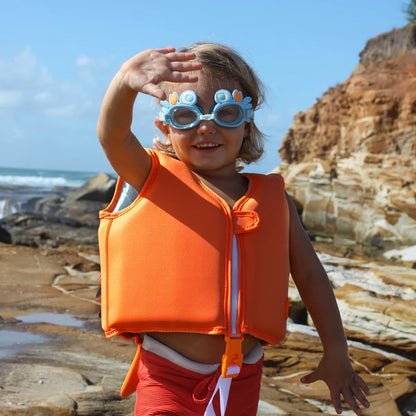 Mini Swim Goggles Sonny the Sea Creature Blue