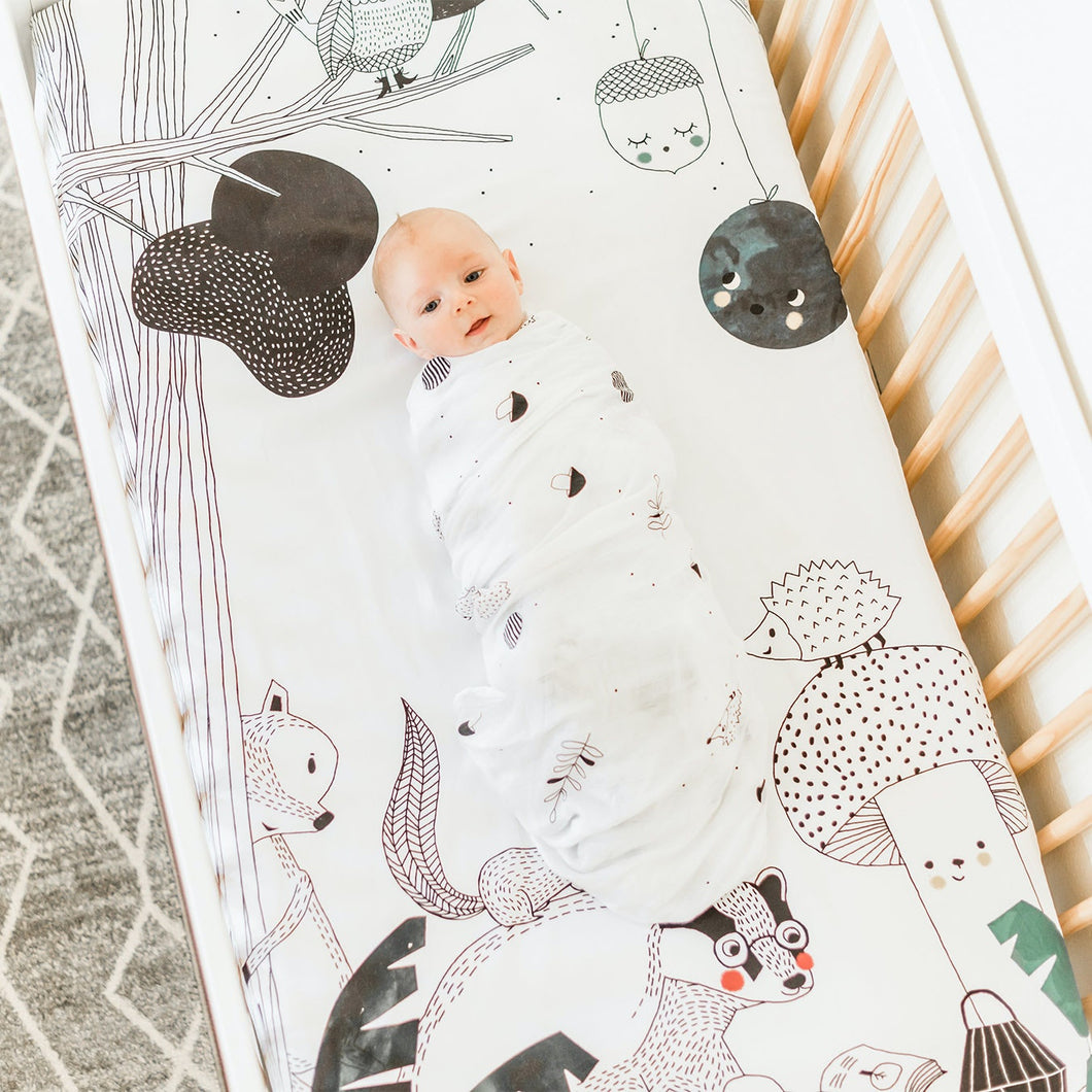 Woodland Dreams - Crib Fitted Sheet