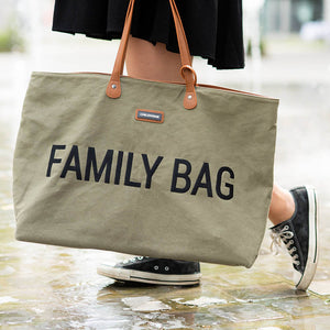Family Bag Nursery Bag - Canvas Khaki
