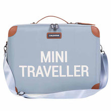 Load image into Gallery viewer, Mini Traveller Kids Suitcase - Grey Off White
