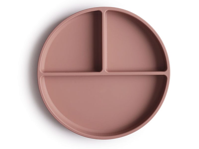 Silicone Suction Plate - Cloudy Mauve