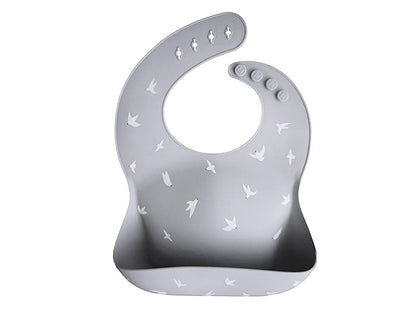 Silicone Baby Bib - Seagulls