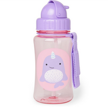 Load image into Gallery viewer, Zoo Straw Bottle Narwhal
