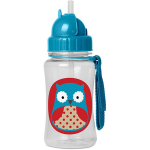 Zoo Straw Bottle Owl