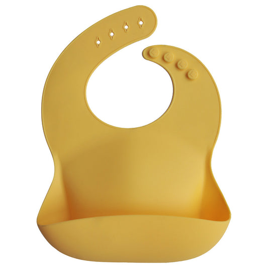 Silicone Baby Bib - Mineral Yellow
