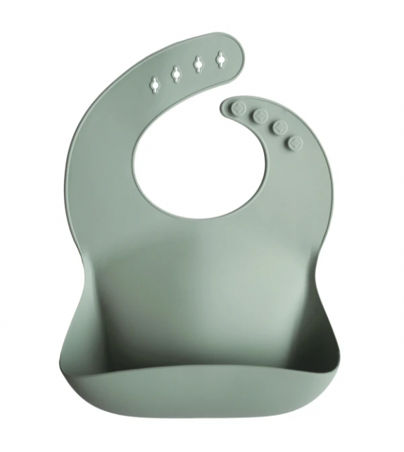 Silicone Baby Bib - Cambridge Blue