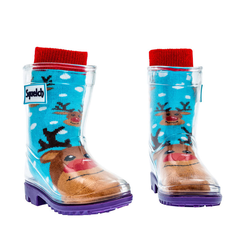 Rudolph Tot Welly Socks