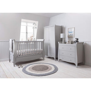 Roma Sleigh Cot Bed with Under Bed Drawer
