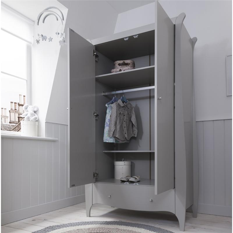 Roma Wardrobe - Dove Grey