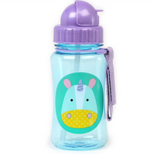 Load image into Gallery viewer, Zoo Straw Bottle Unicorn
